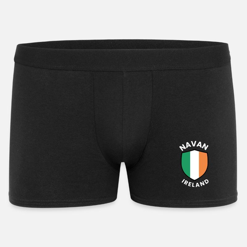 Navaner Schild von Irland - Männer Boxer Shorts - Schwarz