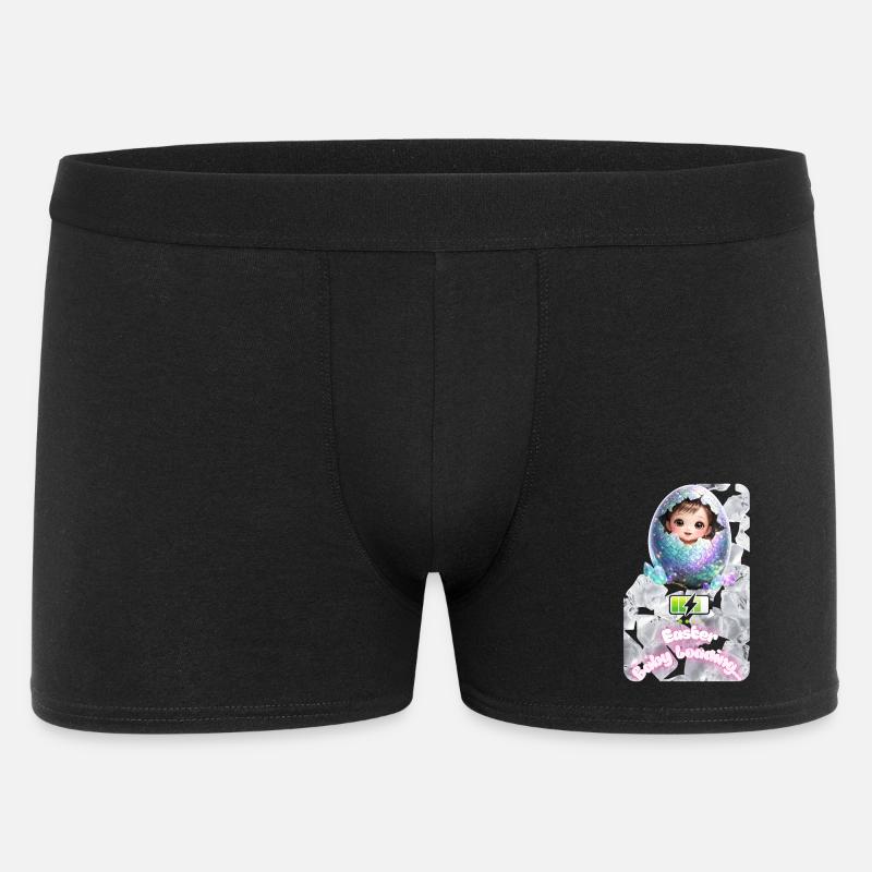 Easter Bud Baby Egg Explosion - Men's Boxer Shorts - black
