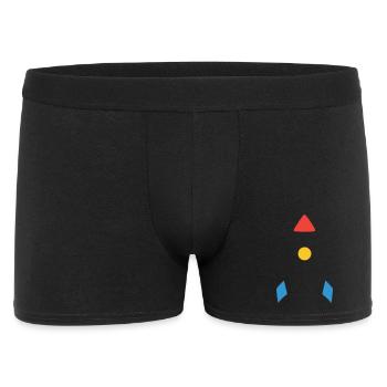 Abstract Rocket Spaceship - Men's Boxer Shorts - black - Front