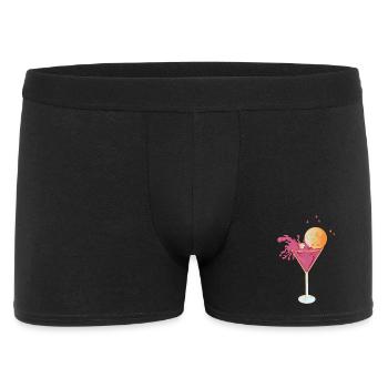 Cocktail disco – Martini rose avec Squirting Di - Boxer Homme - noir - Devant