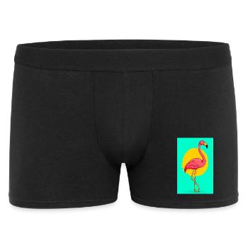 Flamant - Boxer Homme - noir - Devant