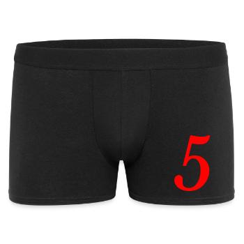 5. ANNIVERSARY. 5 YEARS. 5th ANNIVERSARY. CHILD - Men's Boxer Shorts - black - Front