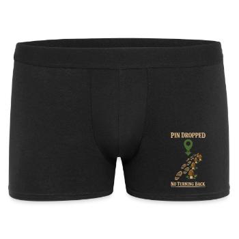 Morchelpilz-jäger Wilde Morchelpilze Auf - Männer Boxer Shorts - Schwarz - Vorne