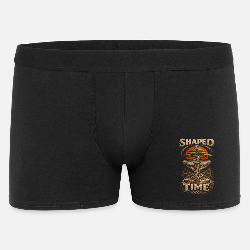 Bonsai Tree Shaped By Time - Men's Boxer Shorts - black