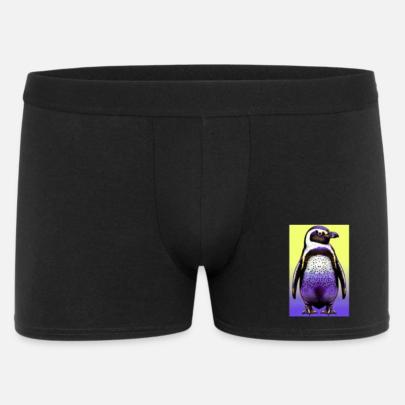 Pinguin - Männer Boxer Shorts - Schwarz
