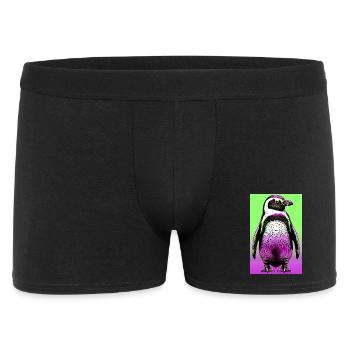 penguin - Men's Boxer Shorts - black - Front