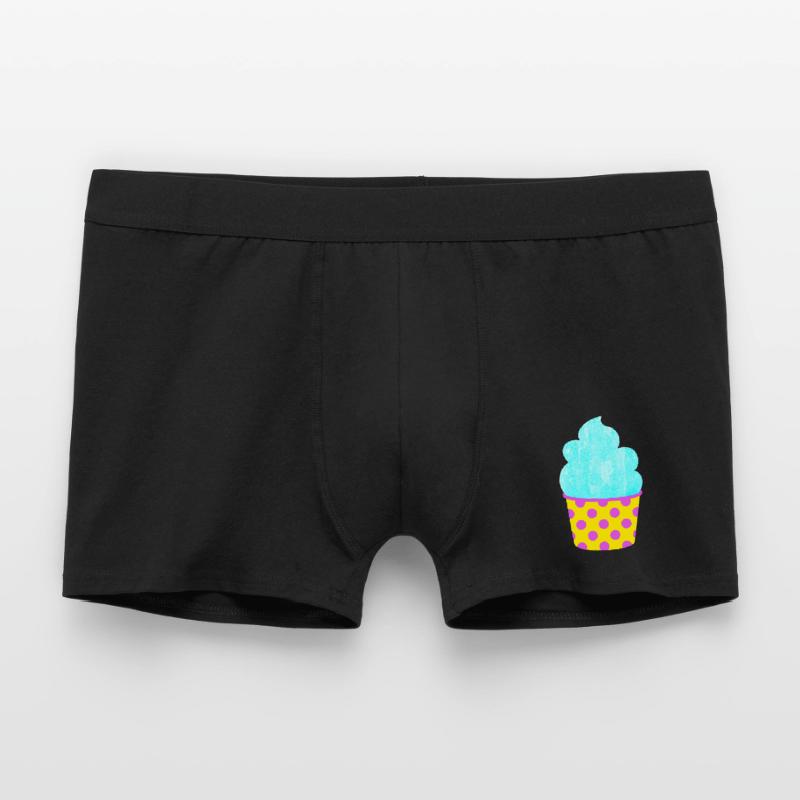 Eis Softeis Eiscreme Punkte Dots Sommer Pastell Men's Boxer Shorts