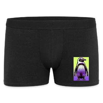 penguin - Men's Boxer Shorts - black - Front