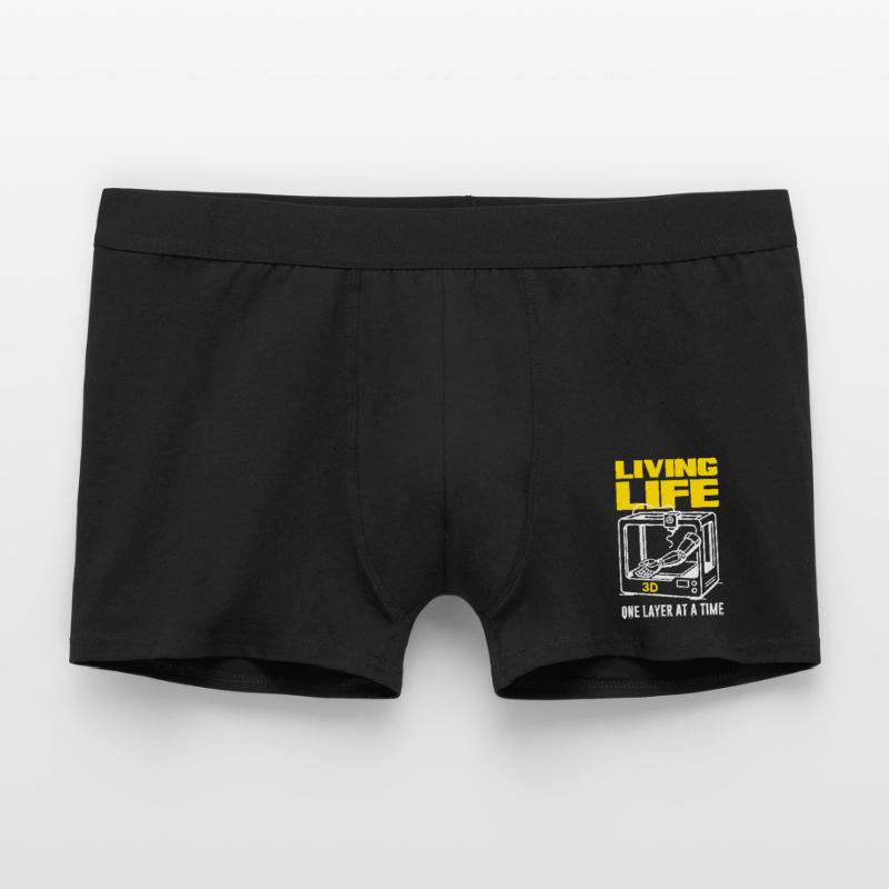 3D Printing Life Layer by Layer Printer Men's Boxer Shorts