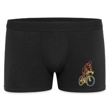 Cyclist Retro - Men's Boxer Shorts - black - Front