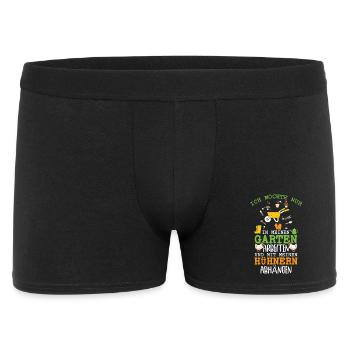 Hühnerflüsterer Huhn Hühnerhalter Hühner - Männer Boxer Shorts - Schwarz - Vorne