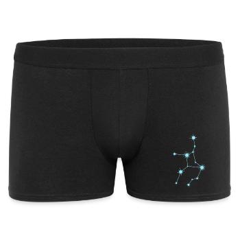 Virgo Star Constellation Zodiac Sign Pastel Blue - Men's Boxer Shorts - black - Front