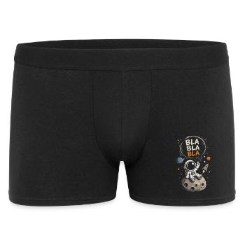 Astronaut Blabla on the Moon - Men's Boxer Shorts - black - Front