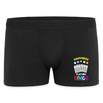 Bingo - Men's Boxer Shorts - black - Front