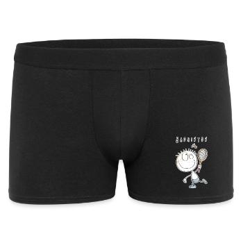 Cool badminton player male - Men's Boxer Shorts - black - Front