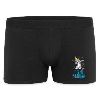 C'est mon anniversaire - Boxer Homme - noir - Devant