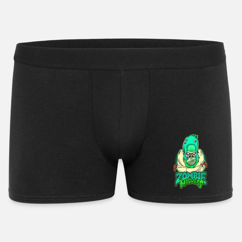 Zombie Gorilla - Männer Boxer Shorts - Schwarz