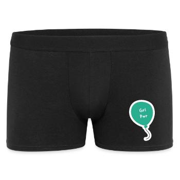 Ballon Grl Pwr Sarcelle - Boxer Homme - noir - Devant