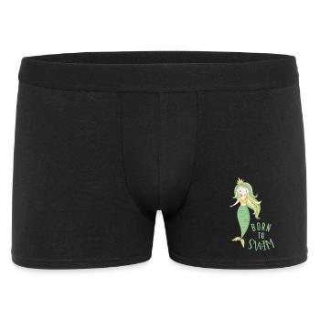 Born to swim - Boxer Homme - noir - Devant