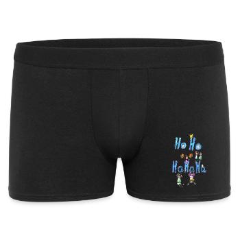 Hoho Hahaha - Boxer Homme - noir - Devant