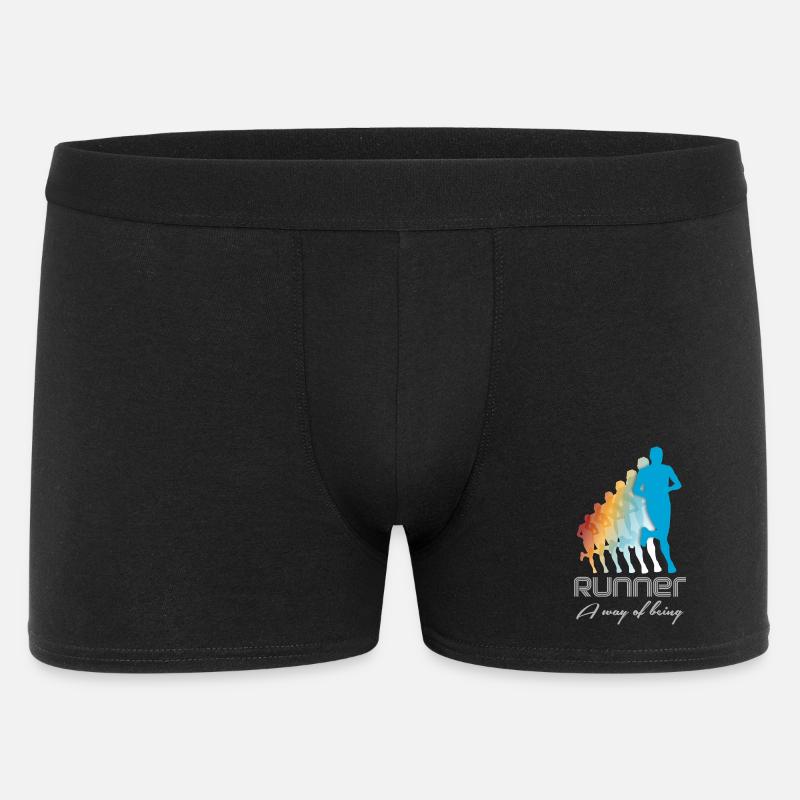 Ausgeführte - Männer Boxer Shorts - Schwarz