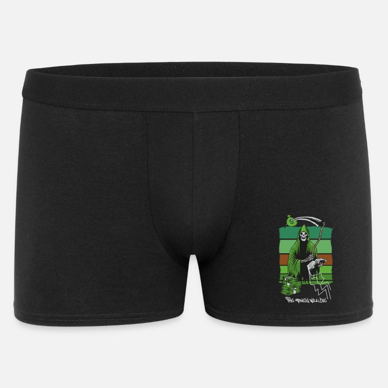 Sensenmann - Männer Boxer Shorts - Schwarz