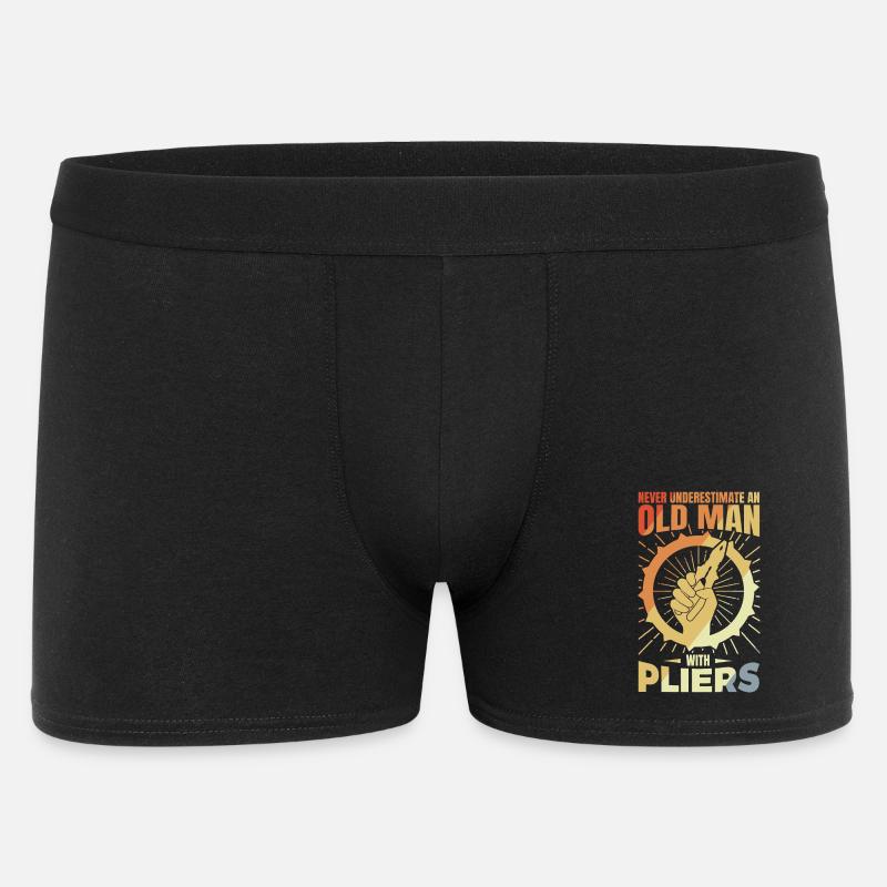 Old electronics technician - Men's Boxer Shorts - black