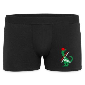 Stretching Dino - Men's Boxer Shorts - black - Front