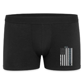 Abschleppdienst - Männer Boxer Shorts - Schwarz - Vorne