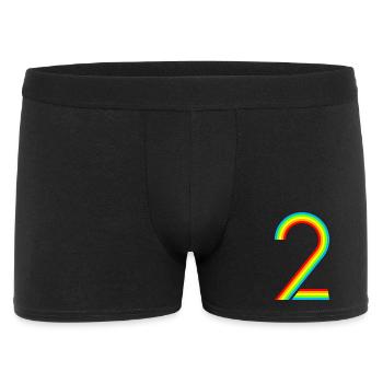 Schon 2 Jahre! - Männer Boxer Shorts - Schwarz - Vorne