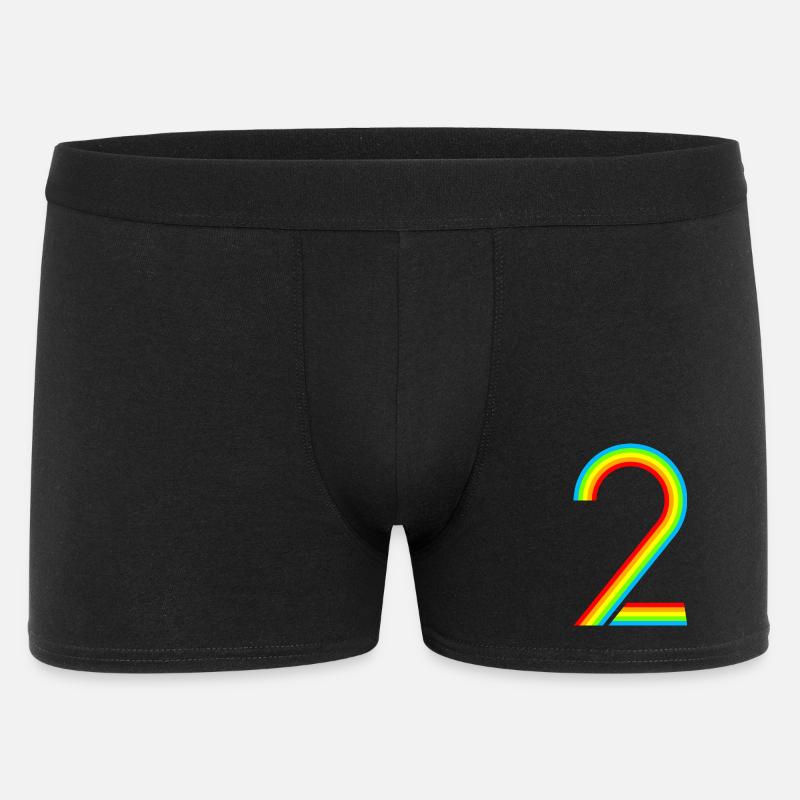 Schon 2 Jahre! - Männer Boxer Shorts - Schwarz