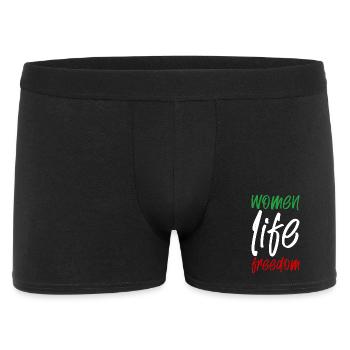 Women's Life Freedom - Men's Boxer Shorts - black - Front