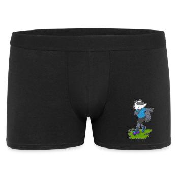 Raccoon Inline skating Inline skates - Men's Boxer Shorts - black - Front