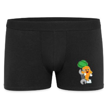 Carrot Mechanic Wrench Workshop - Men's Boxer Shorts - black - Front