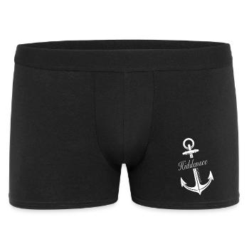 Hiddensee - Männer Boxer Shorts - Schwarz - Vorne