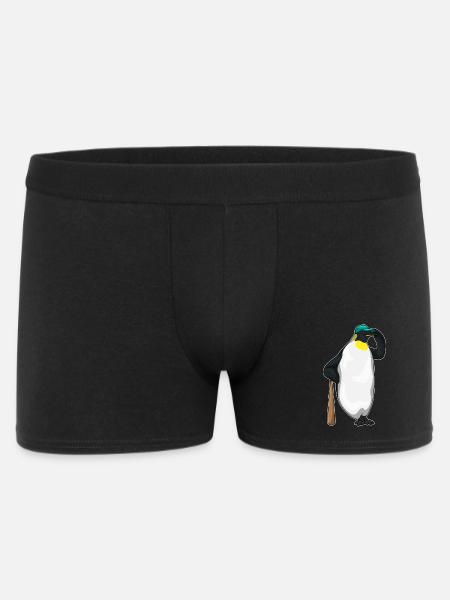 Penguin Baseball Baseball Bats - Men's Boxer Shorts - black