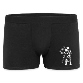 Norwegian Elkhound "Black Edition" - Men's Boxer Shorts - black - Front