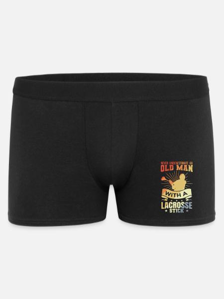 Lacrosse Grandfather - Men's Boxer Shorts - black