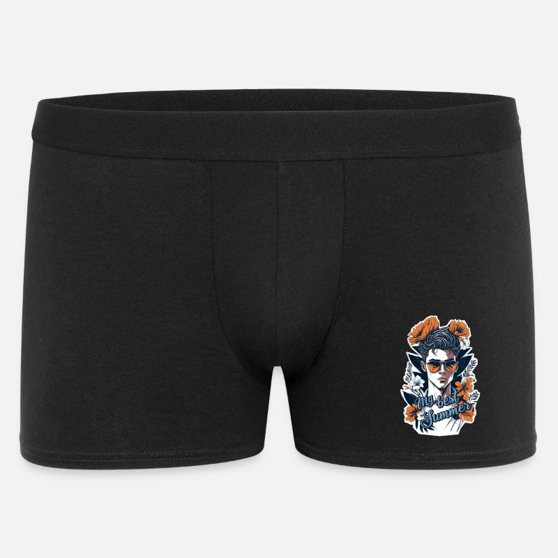 Mein bester Sommer - Männer Boxer Shorts - Schwarz