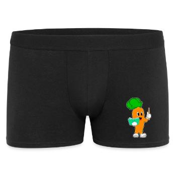 École de lecture des professeurs de carotte - Boxer Homme - noir - Devant