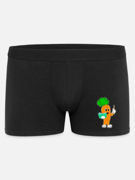 Carrot Teacher Book School - Men's Boxer Shorts - black