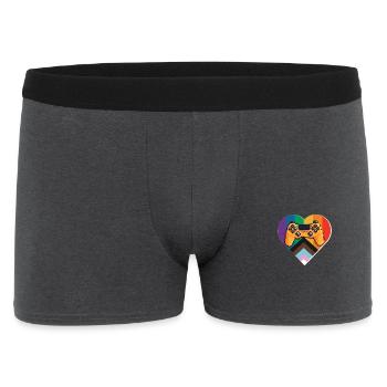 Pride Gaming Controller - Men's Boxer Shorts - charcoal grey - Front