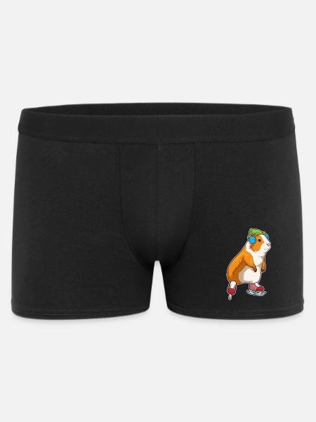 Cochon d’Inde patins à glace - Boxer Homme - noir