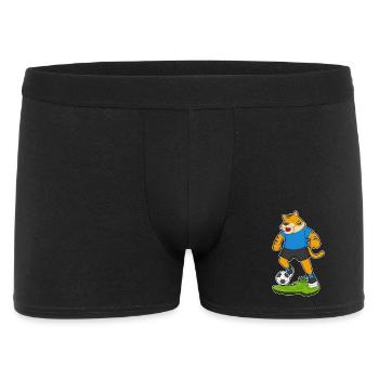 Tiger Soccer Player Soccer - Men's Boxer Shorts - black - Front