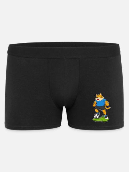 Tiger Soccer Player Soccer - Men's Boxer Shorts - black