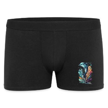DELFIN - Männer Boxer Shorts - Schwarz - Vorne