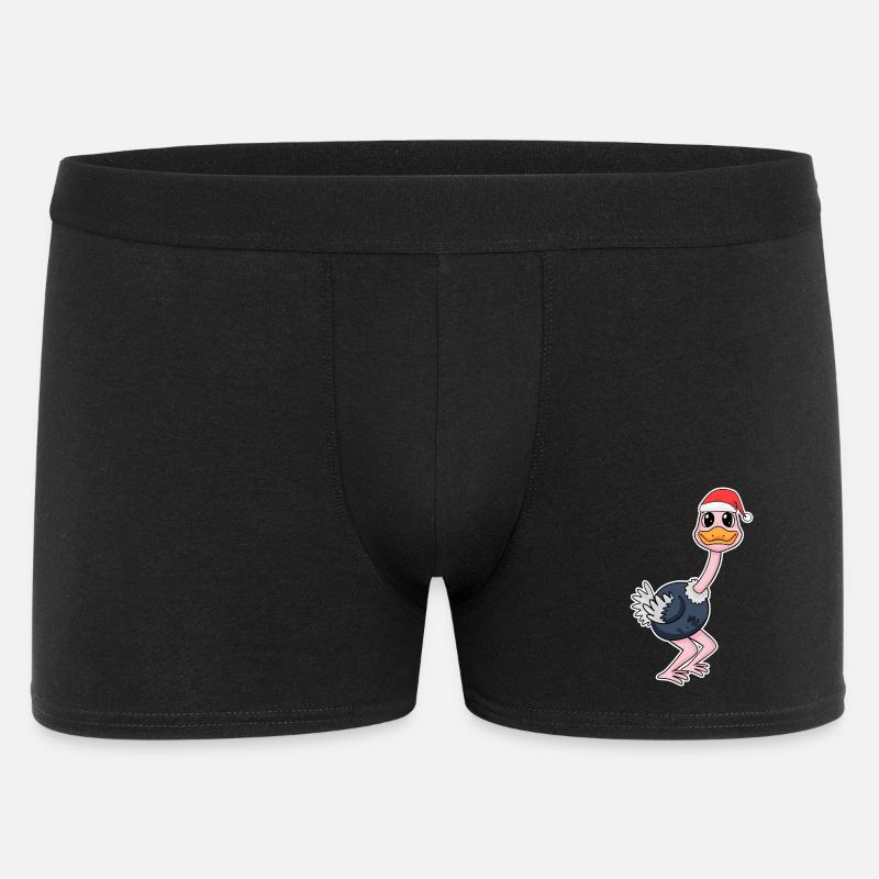 Strauß Weihnachten - Männer Boxer Shorts - Schwarz