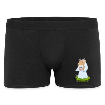 Reh Braut Blumenstrauß Hochzeit - Männer Boxer Shorts - Schwarz - Vorne