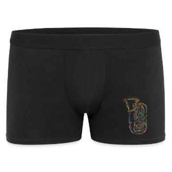 Tuba Sketch - Men's Boxer Shorts - black - Front