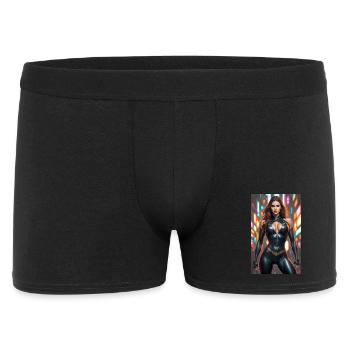 Anime Superheroine - Men's Boxer Shorts - black - Front